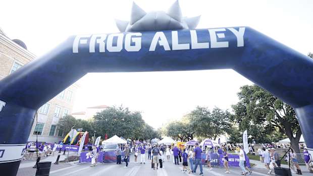Frog Alley pregame before a TCU football game